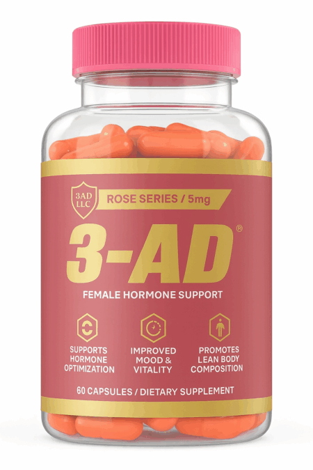 3-AD® Rose Series - 5mg Female Hormone Support