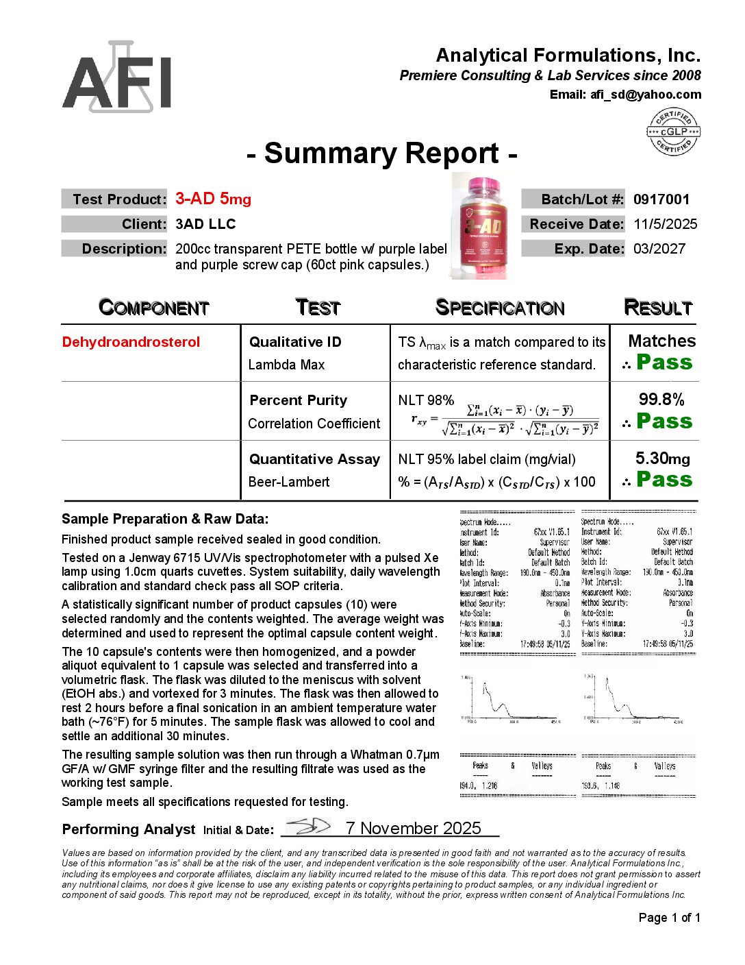 3-AD® Rose Series - 5mg Female Hormone Support - Image 3